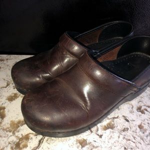Dansko medical nursing shoes Sz 37 US 7 brown